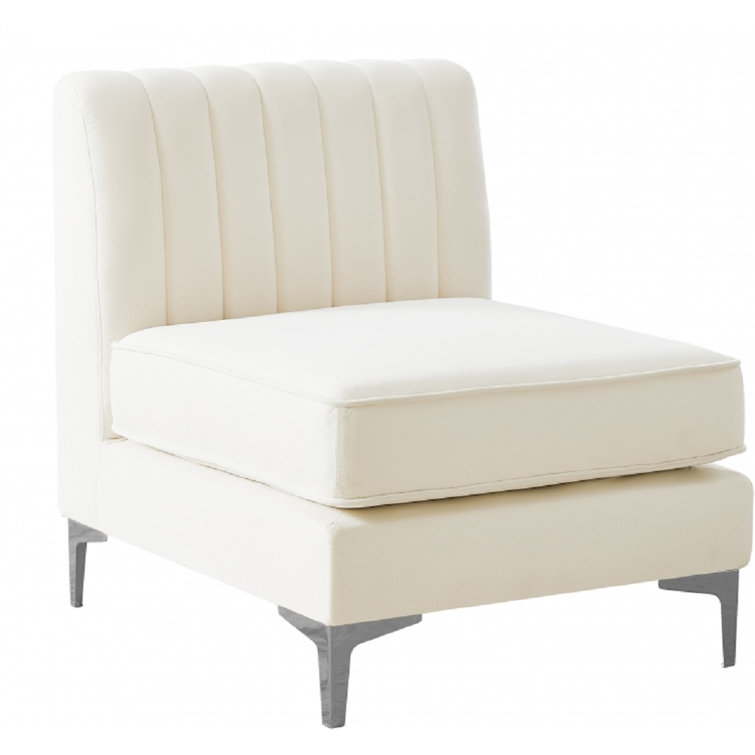 Tree Line Furniture Velvet Slipper Chair Wayfair